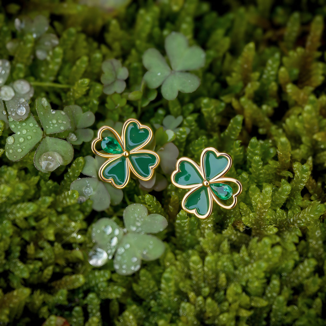 Four Leaf Clover Earrings