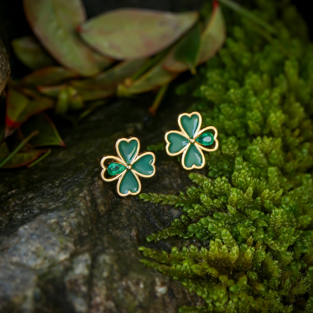 Four Leaf Clover Earrings
