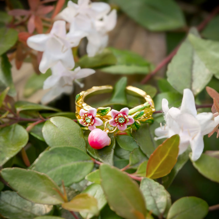 Peach Flower Ring