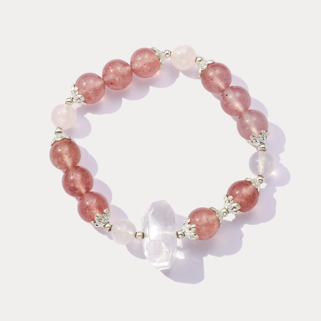 Selenichast Strawberry Quartz Bracelet