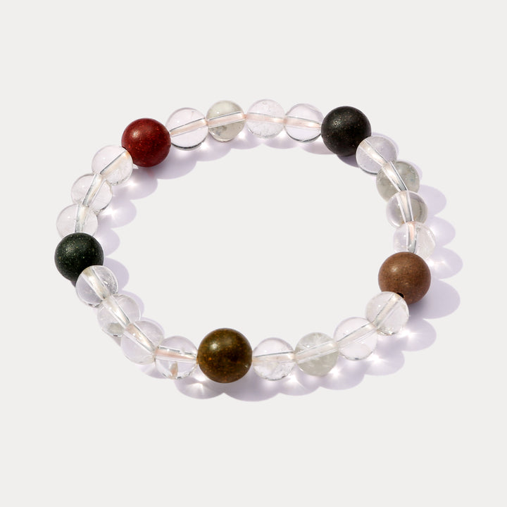 Clear Quartz Bead Bracelet