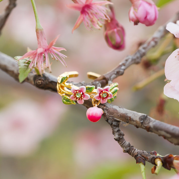 Peach Flower Ring