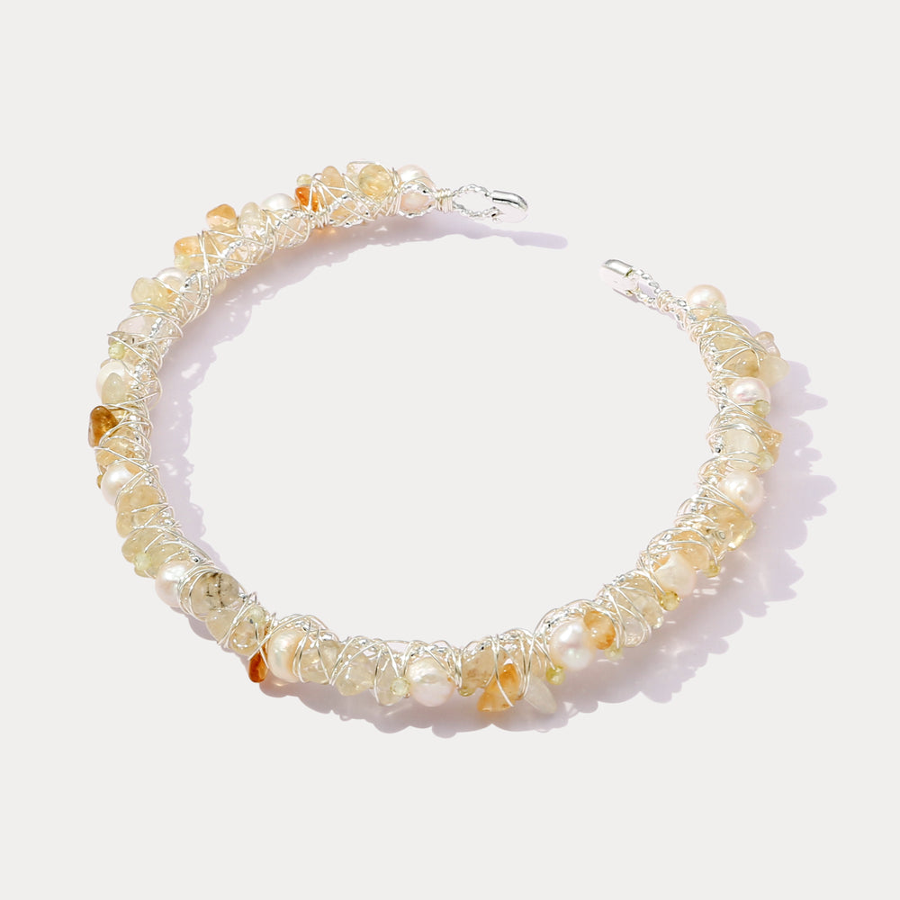 Selenichast Citrine Chip Bracelet
