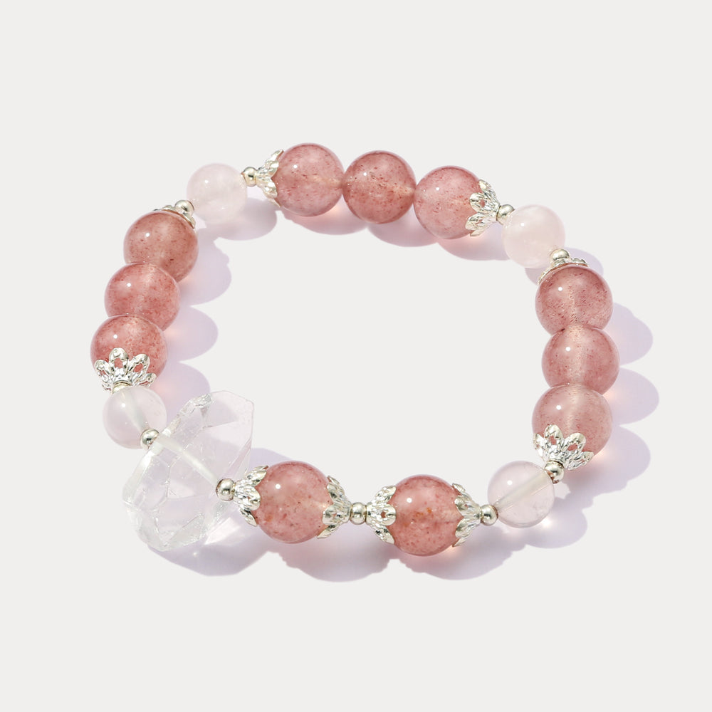 Strawberry Quartz Bracelet
