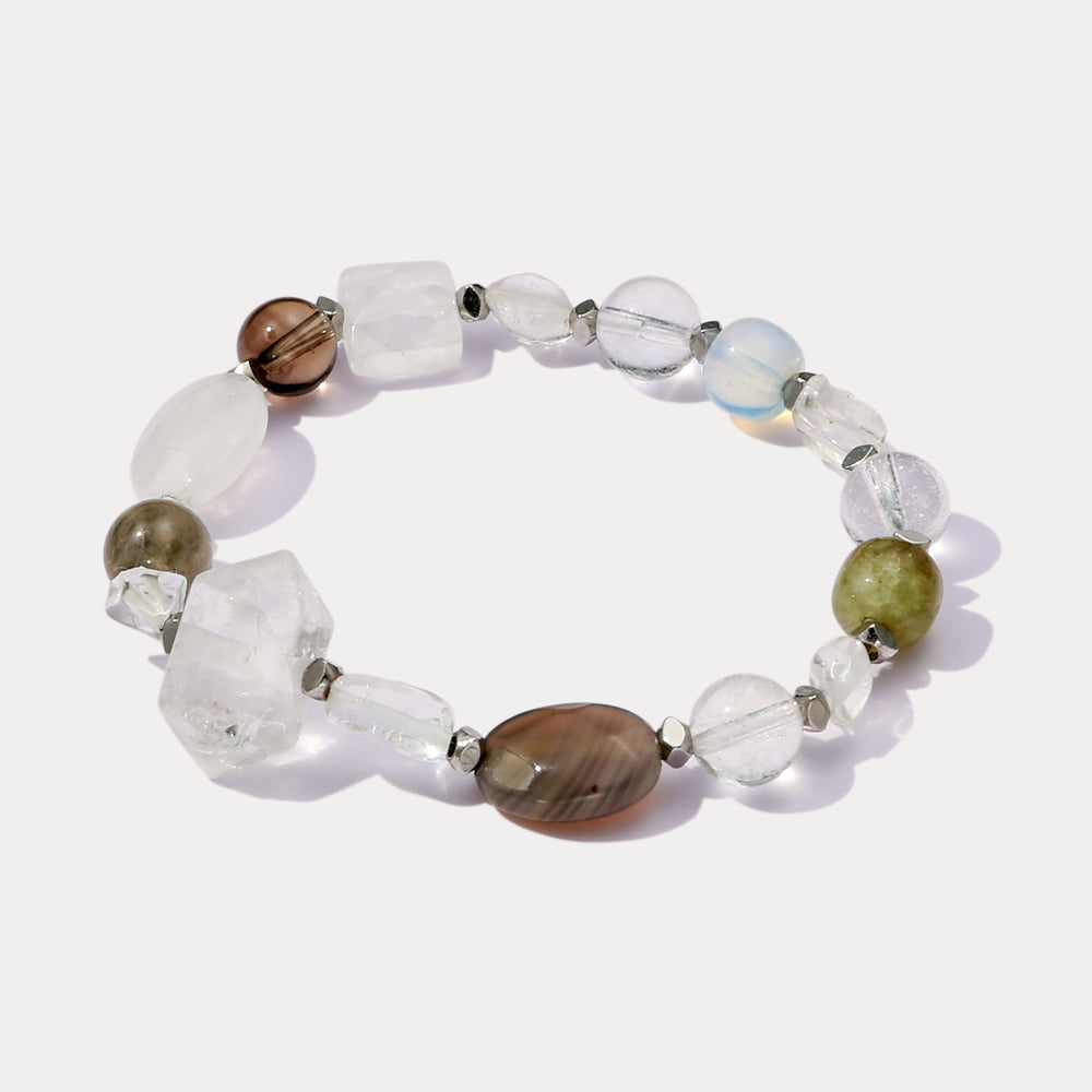 Clear Quartz Crystal Bracelet