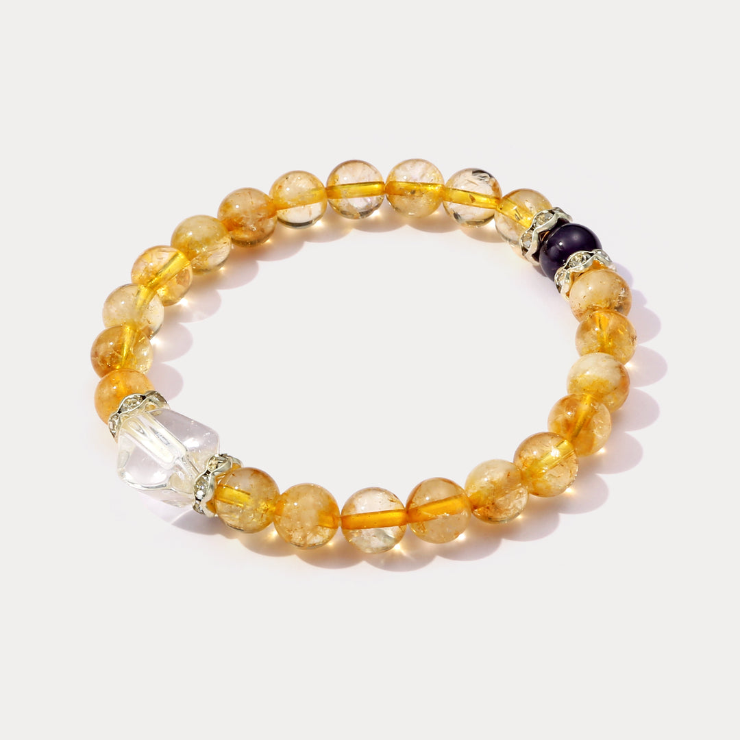 Citrine Bead Bracelet