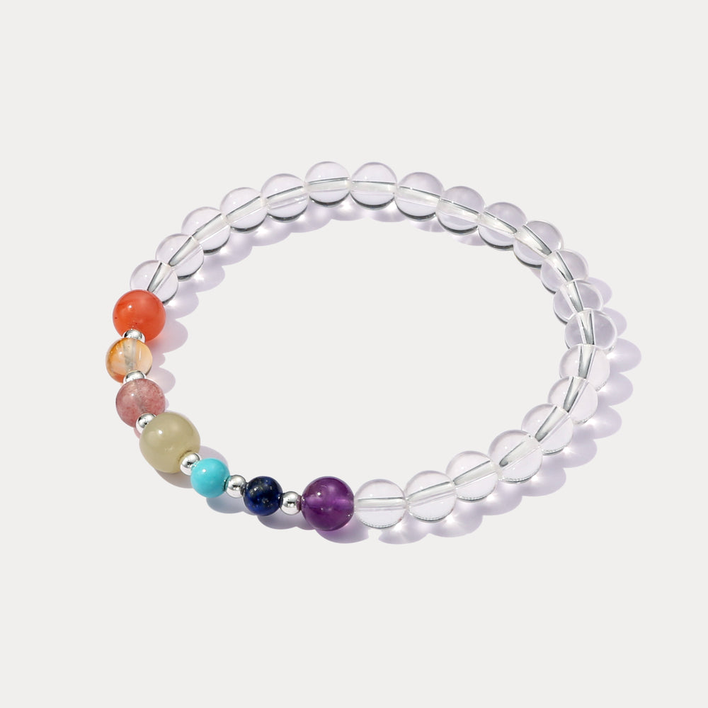 Clear Quartz Crystal Bracelet
