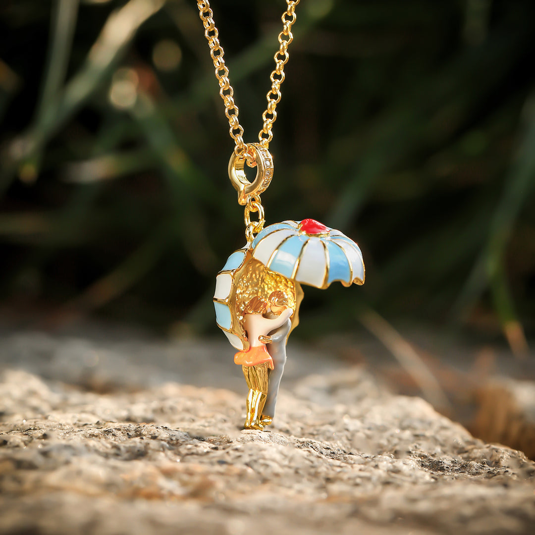 Under Umbrella Lovers Necklace