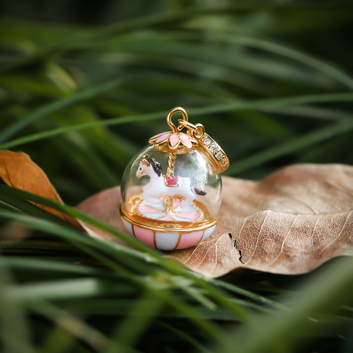 Carousel Globe Necklace