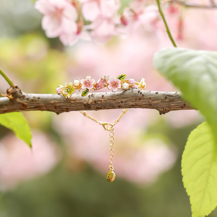 Sakura Enamel Bracelet 