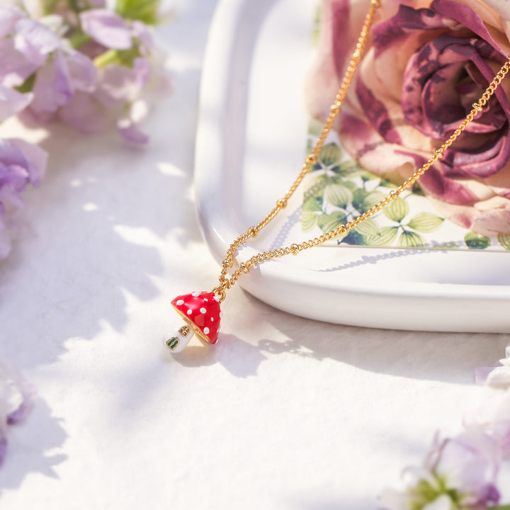 Mushroom Necklace