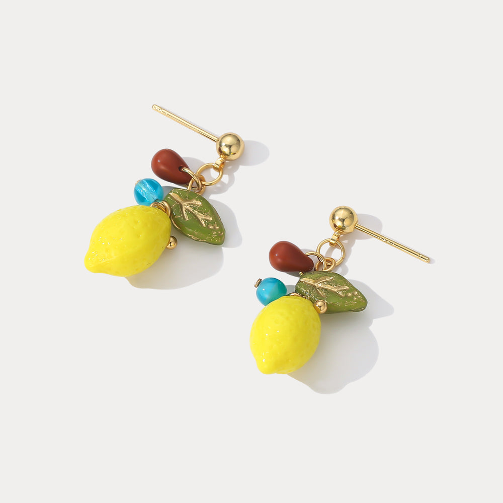 Colorful Lemon Drop Earrings