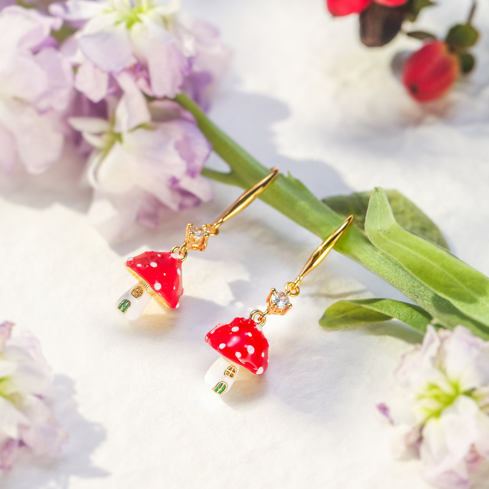 Mushroom Earrings