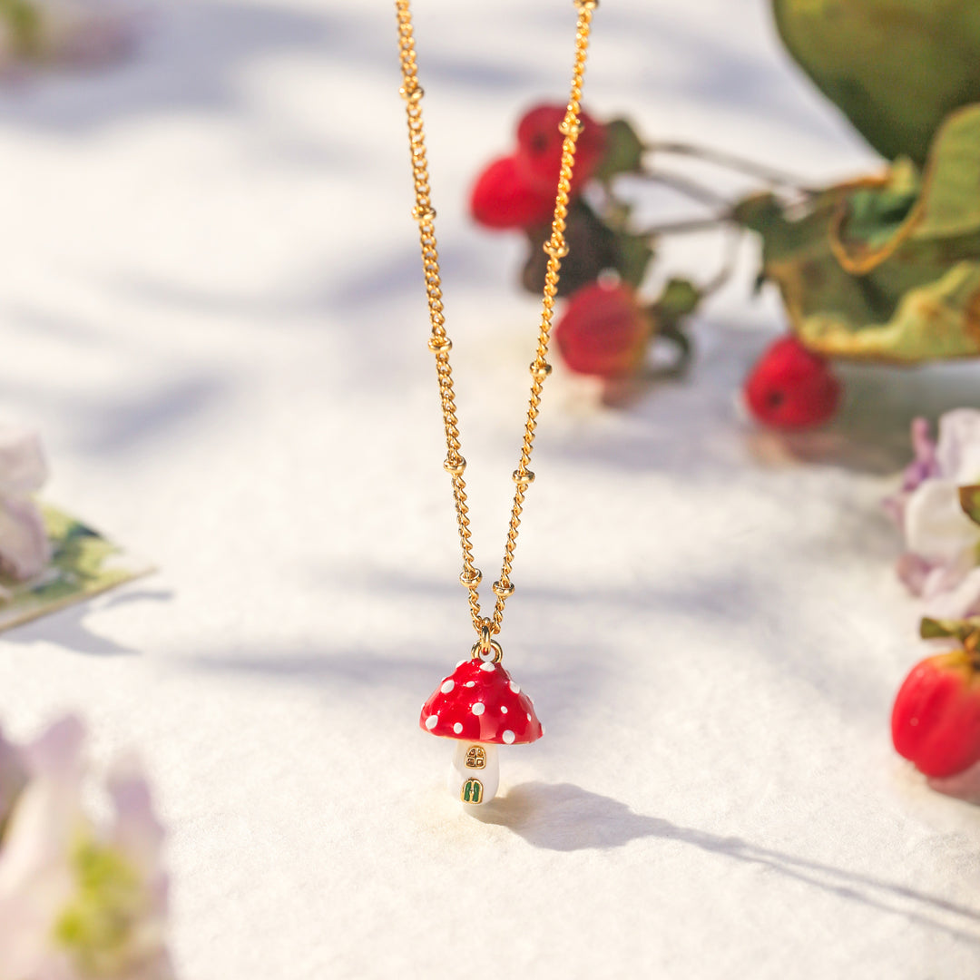 Mushroom Necklace