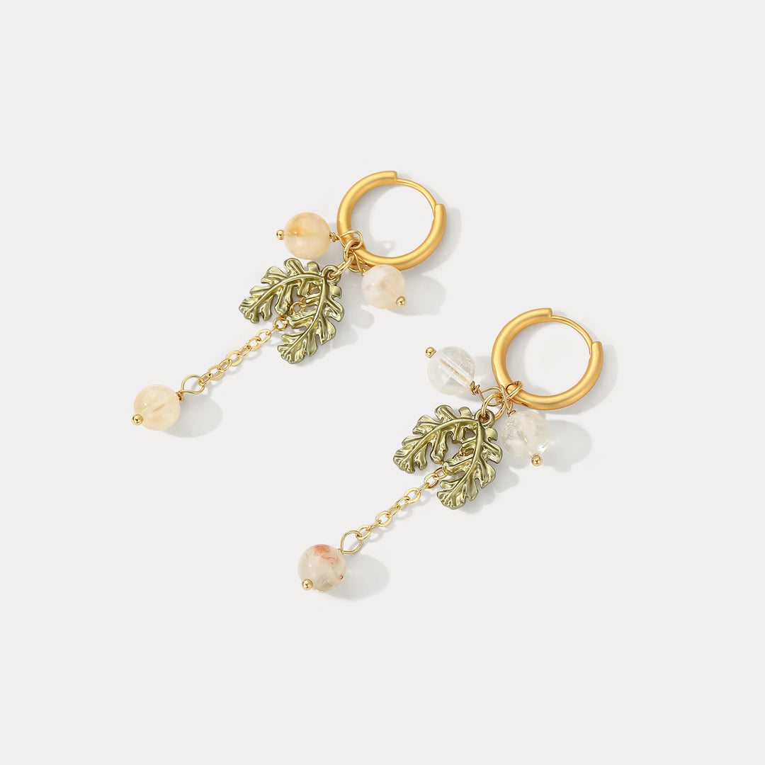 Gold Hoop Earrings Summer Jewelry