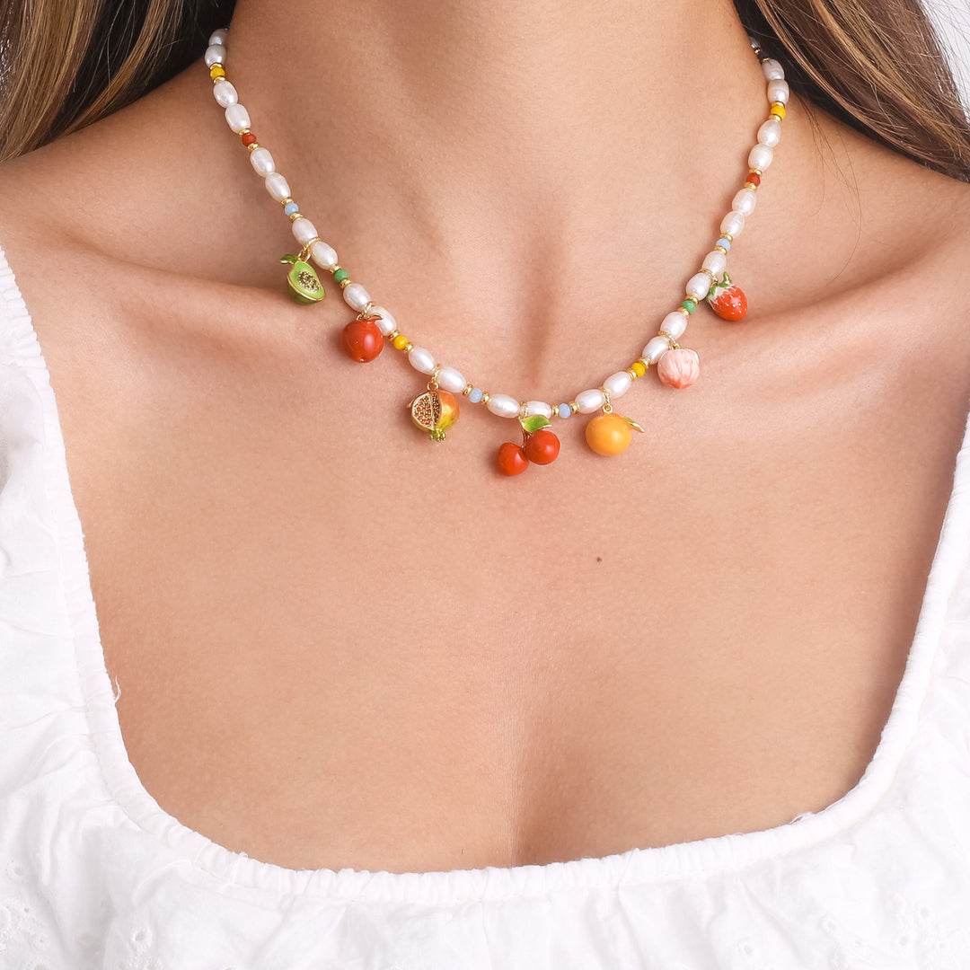 Pearl Fruit Necklace