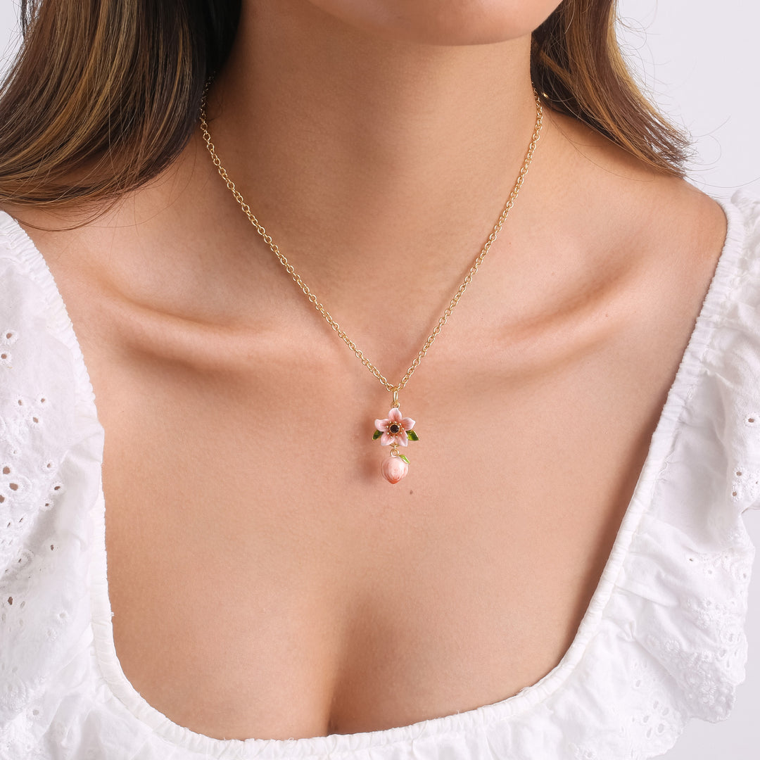 Peach Blossom Necklace