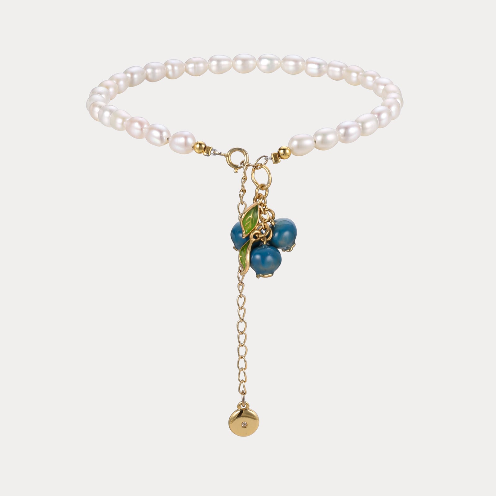 Selenichast Blueberry Pearl Anklet