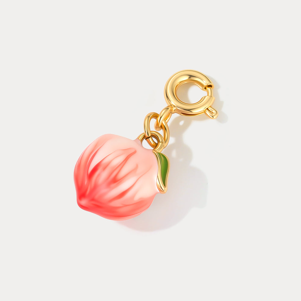 Selenichast Peach Charm Pendant