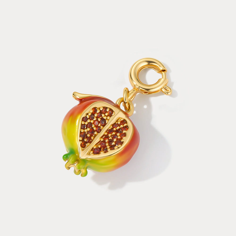 Selenichast Pomegranate Charm Pendant