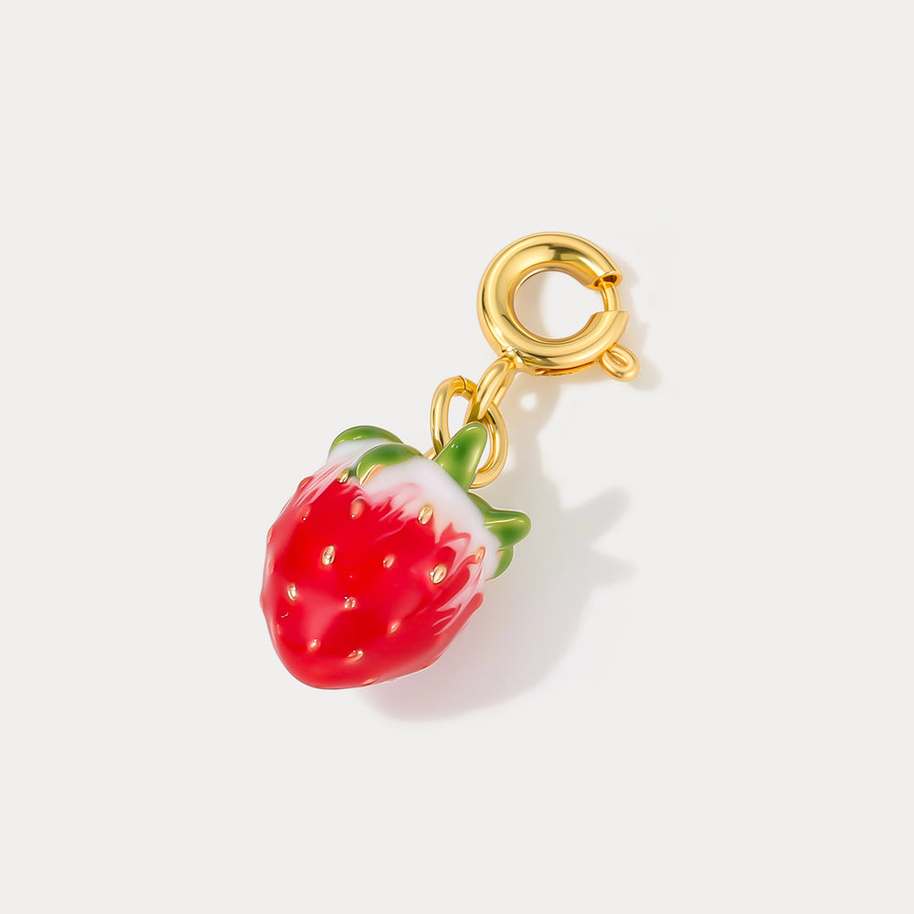 Selenichast Strawberry Charm Pendant