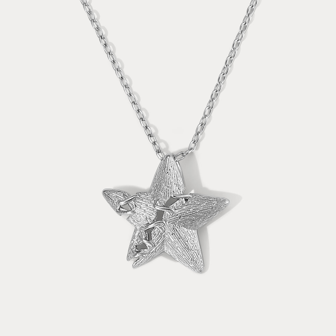 Selenichast Silver Star Necklace