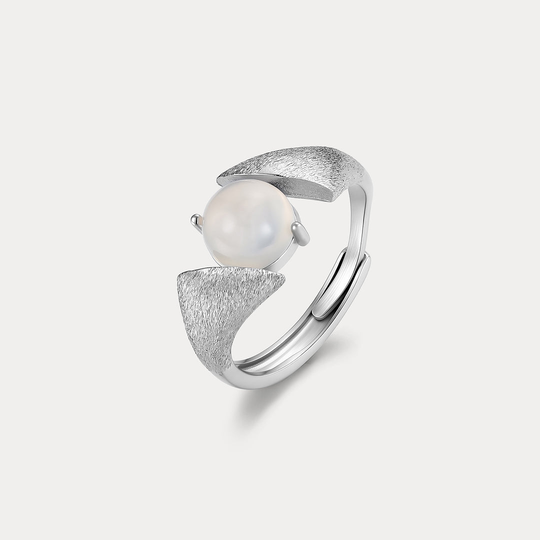 Selenichast Silver Crystal Ring