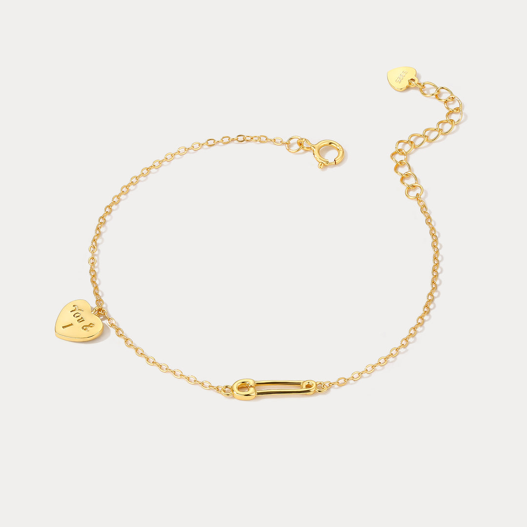 Selenichast You & I Heart Bracelet