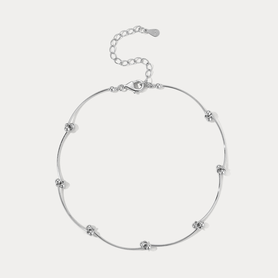 Selenichast Silver Anklet