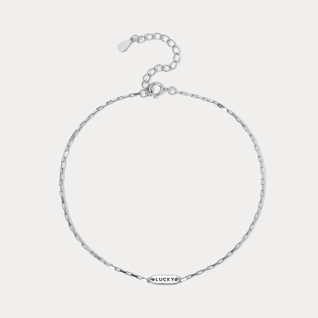 Selenichast Silver Lucky Anklet