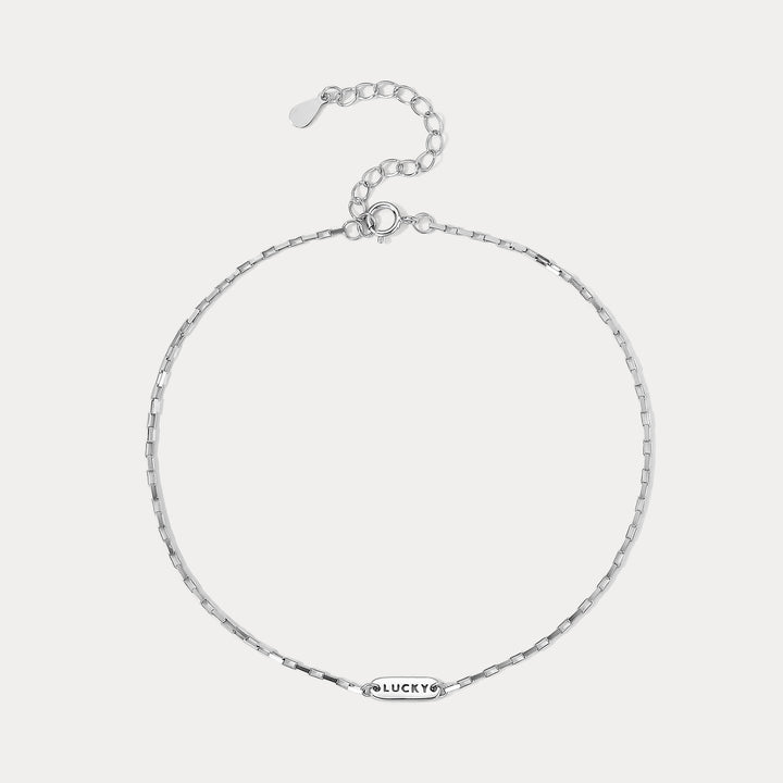Selenichast Silver Lucky Anklet