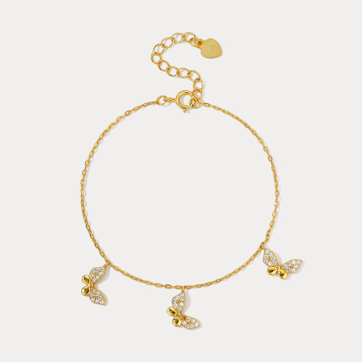Selenichast Butterfly Charm Bracelet