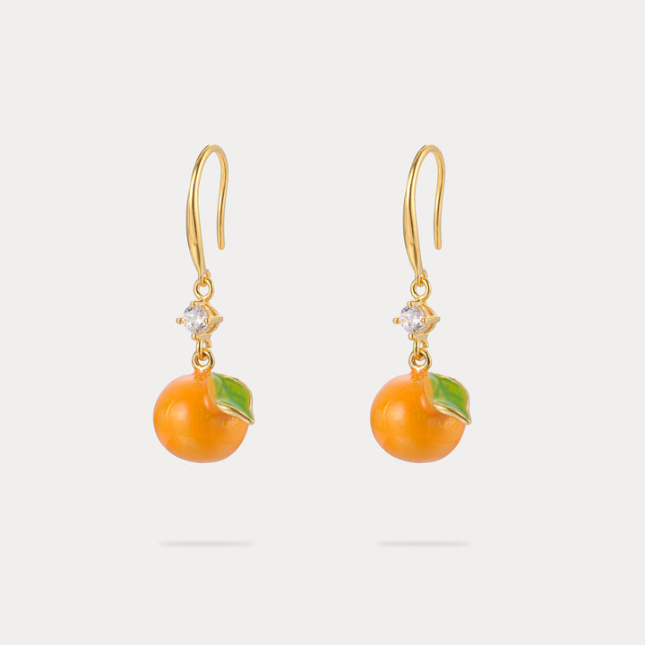 Orange Earrings