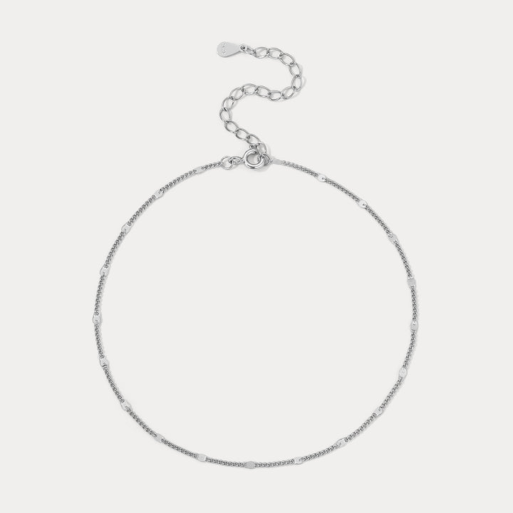 Selenichast Silver Chain Anklet
