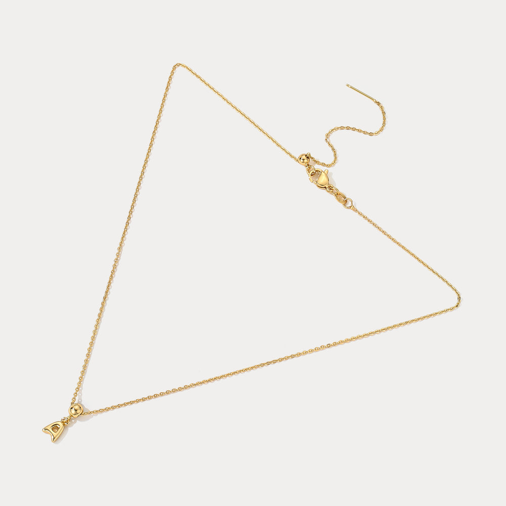 Letter A Necklace Selenichast 