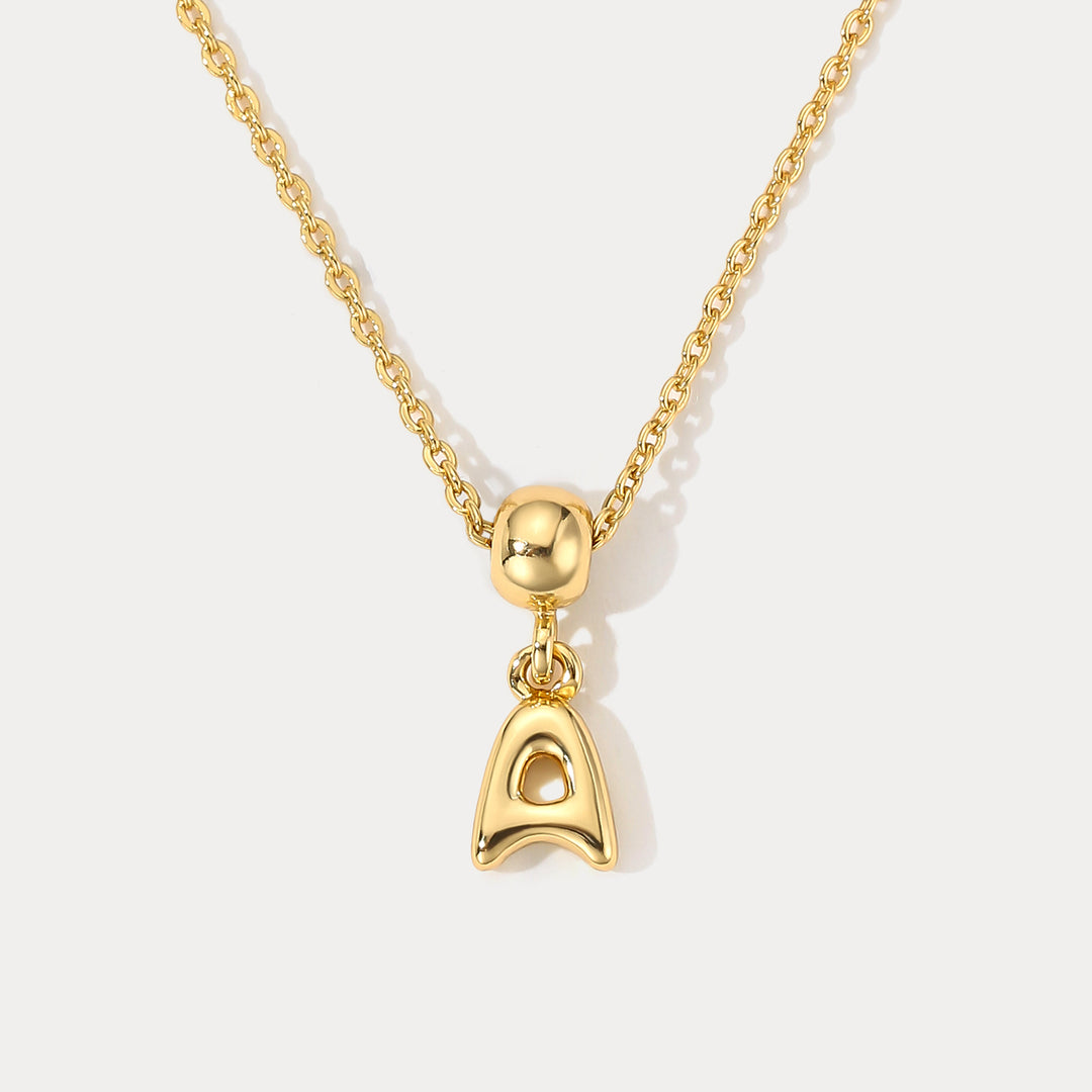 Selenichast Letter A Necklace