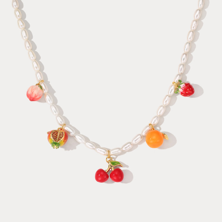 Selenichast Fruit Pearl Necklace