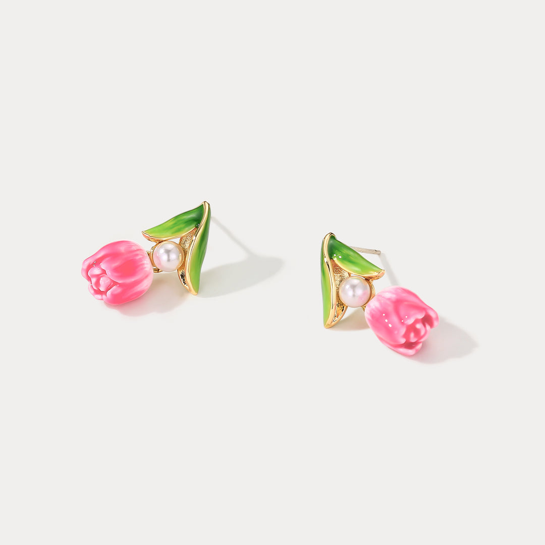 Tulip Earrings Selenichast 