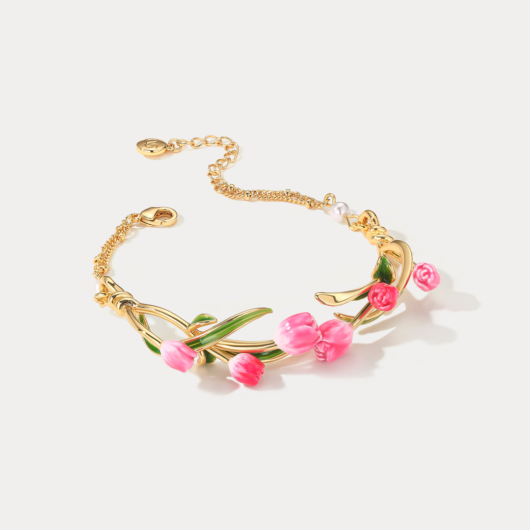  Tulip Bracelet Tulip Jewelry Selenichast