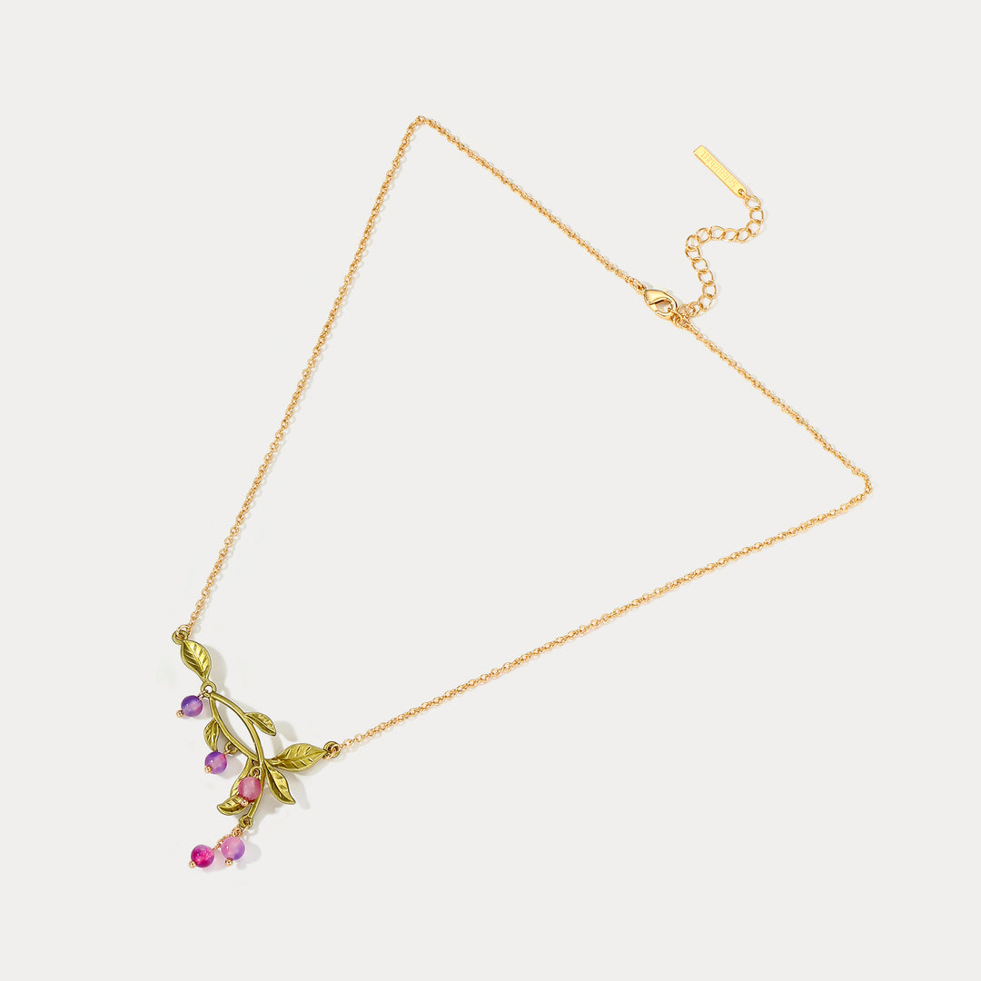 Purple Berry Necklace