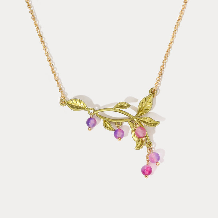Purple Berry Necklace