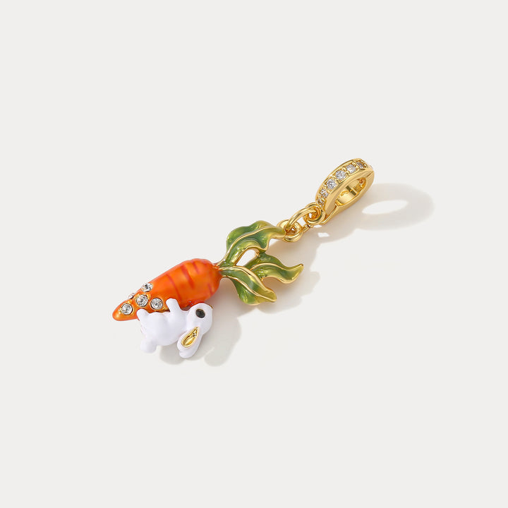 Carrot and Rabbit Charm Selenichast