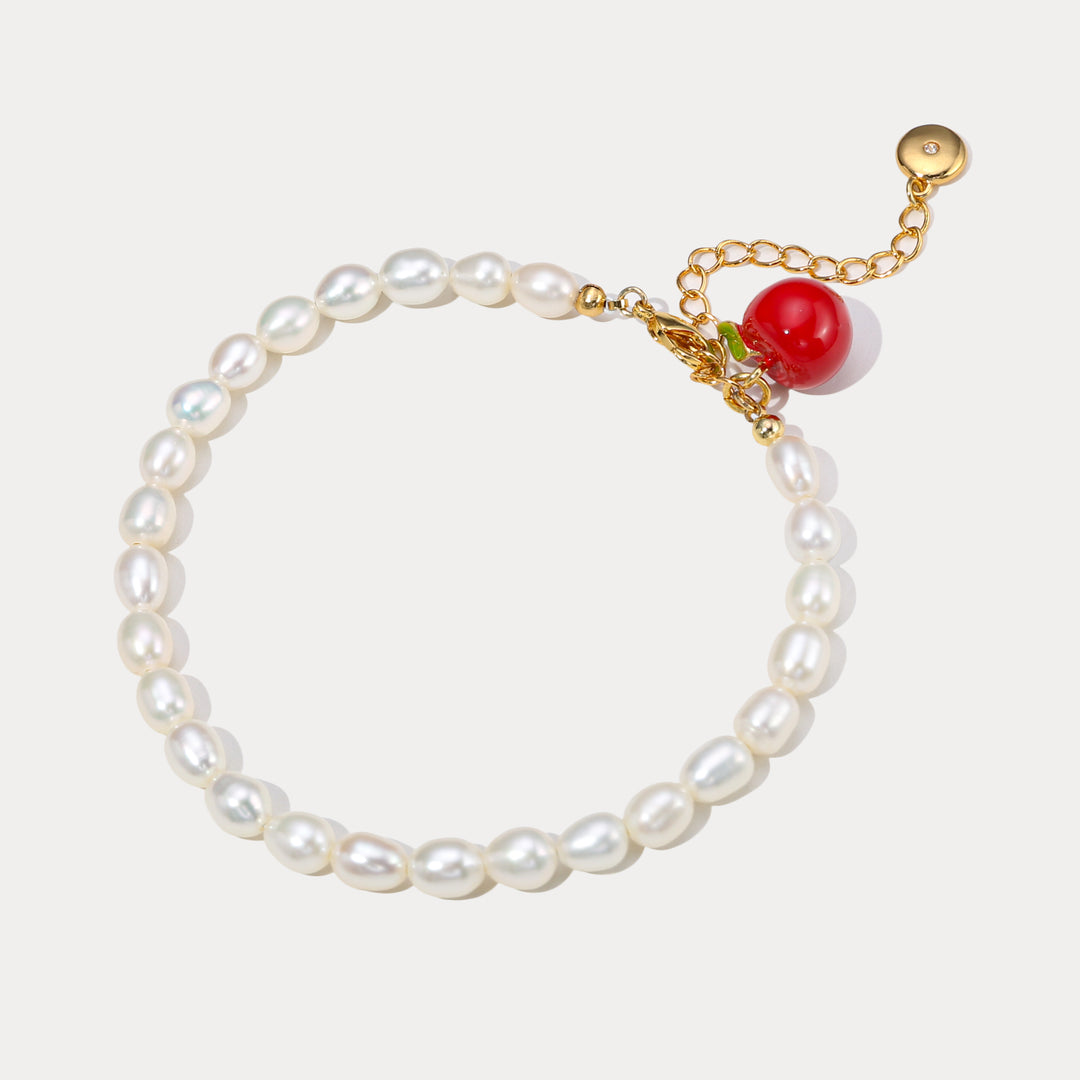 Bracelet de perle de pomme