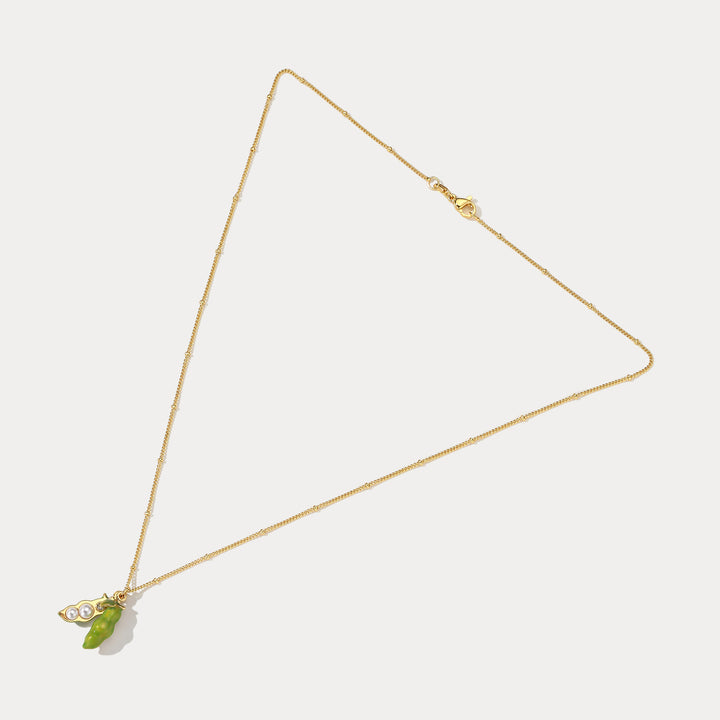 Pea Pod Necklace