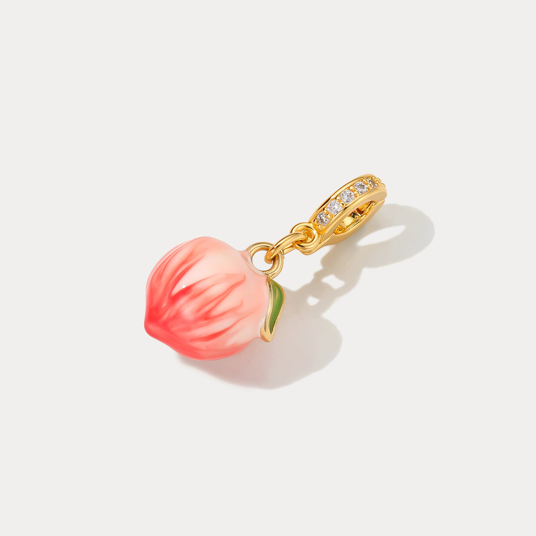 Selenichast Peach Charm Pendant