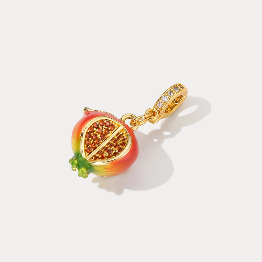 Selenichast Pomegranate Charm Pendant