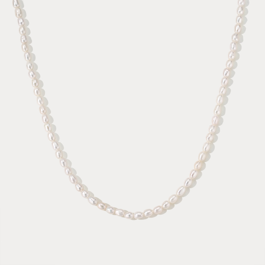 Selenichast Pearl Custom Charm Necklace