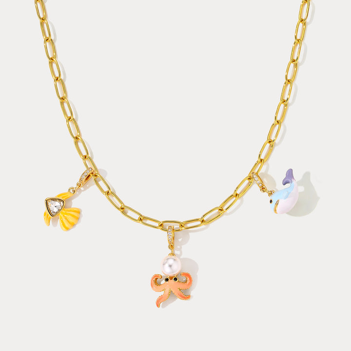 Selenichast Ocean Charm Necklace