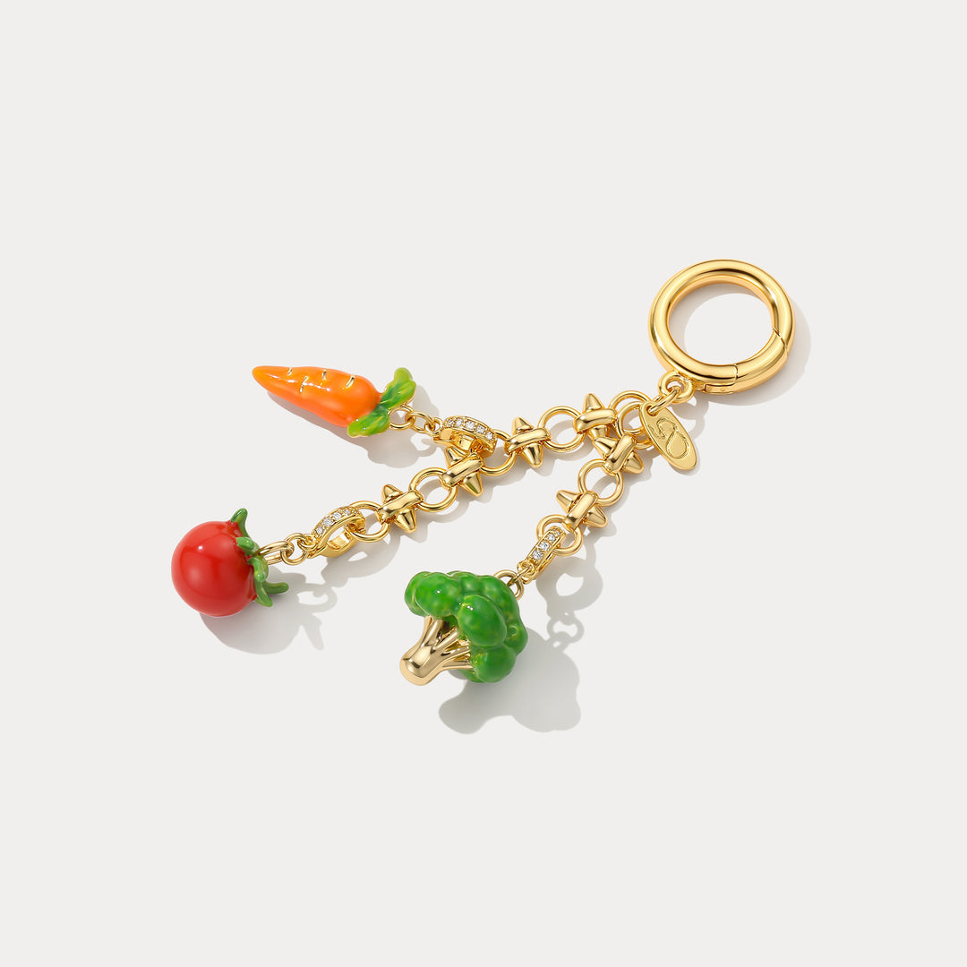  Vegetables Bag Charms Selenichast