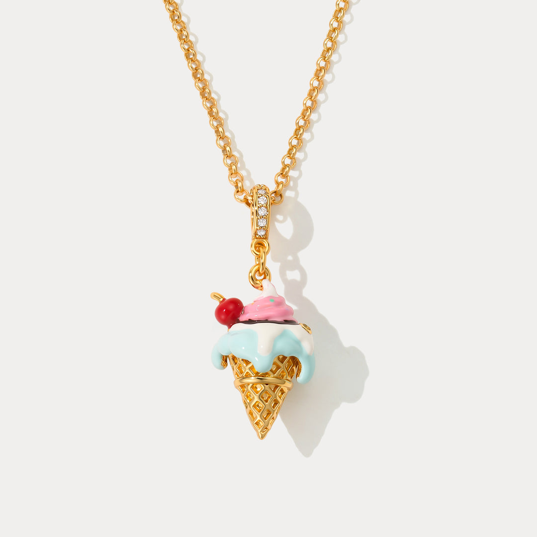 Selenichast Ice Cream Necklace
